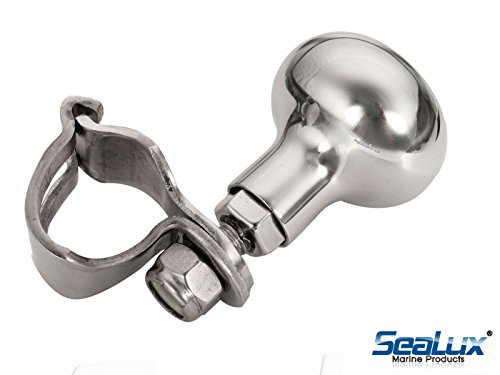 SeaLux Marine Boat Steering Wheel Turning / Control Knob/Suicide Knob -1-1/2" grip knob Small Size - 316 Marine Stainless Steel