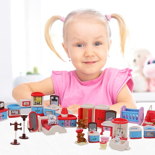 Beverly Hills Doll Collection Dollhouse Accessories Furniture and Accessory Set, All in one