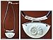 NOVICA Sterling Silver Leather Bone Pendant Necklace