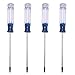 uxcell Clear Blue Grips T5 T6 T8 T10 Torx Screwdriver Bit 4 Pcs