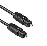 Toslink Digital Optical SPDIF Audio Cable, Optical Audio Cable (16ft)