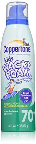 Coppertone Kids Wacky Foam SPF 70, 6 Fluid Ounce Coppertone Kids Wacky Foam SPF 70, 6 Fluid Ounce