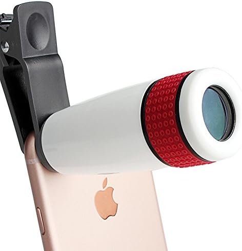 Universal Telephoto Phone Lens Morenitor 8X Zoom Optical Telescope Lens with Ultra Strong Clip for Most Smartphones