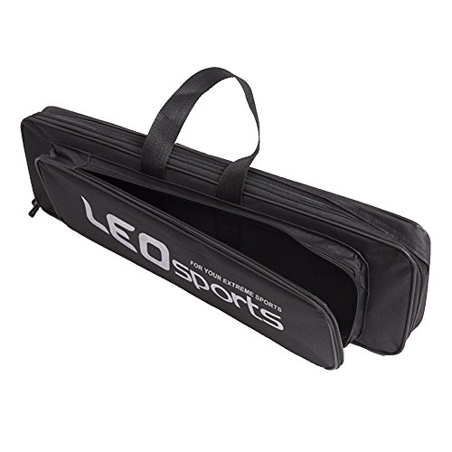 lennonsi Kleine Allround Rutentasche, Angeltasche Angeltaschen Rutentaschen 600D Oxford Cloth, Schwarz (80cm) – Bild 3
