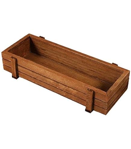 Planter Box Collection By Tiffany Wooden With Handle, Rustic Barn