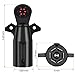 SUZCO 7-Way 6 Function RV Trailer Plug Light Circuit Tester Adapter, Black Round 7 Flat Pin Controller 12V for RV Trailer Boat SUV Truck