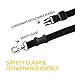 2 in 1 Cell Phone Lanyard Rocontrip Strap Case Holder with Detachable Neckstrap Universal for Smartphone iPhone 8,7 6S iPhone 6S Plus,Samsung Galaxy Google Pixel 4.7-5.5 inch (Black)