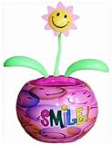 SMILE! Groovers Solar Dancing Flower with Adhesive Base