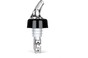 Geetoonly 1.5oz/45ml Automatic Measured Bottle Pourer Quick Shot Spirit Measure Pourer Drinks Wine Cocktail Dispenser Home Ba