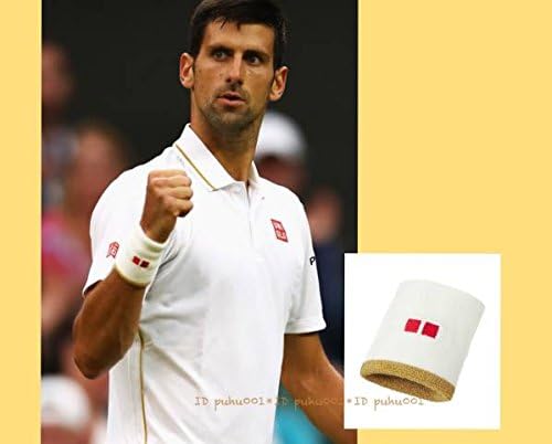 Amazon Co Jp ジョコビッチ着16ウィンブルドンユニクロリストバンドホワイト 白パイル地錦織圭 ホビー 通販