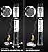 BETO 300 Psi High Pressure Bike Pump with Gauge for Shock/ Tire, Fits Presta and Schrader- Mini Bicycle inflator for Road, Mountain and BMX Bikes, Includes Mount Kit