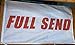 PLESIU Full Send Banner Flag 3x5 Feet Nelk Nelkboys for The Boys College Dorm Party Hang Sign (White)