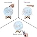 CPLA Moon Lamp for Adults Kids, Moon Night Light 16 Colors LED 3D Printing Moon Light with Stand & Remote/Touch Control and USB Rechargeable, Gifts for Kids Friends Lover Birthday (2.8)