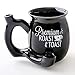 FashionCraft BLACK SMALL ROAST AND TOAST MUG 82373