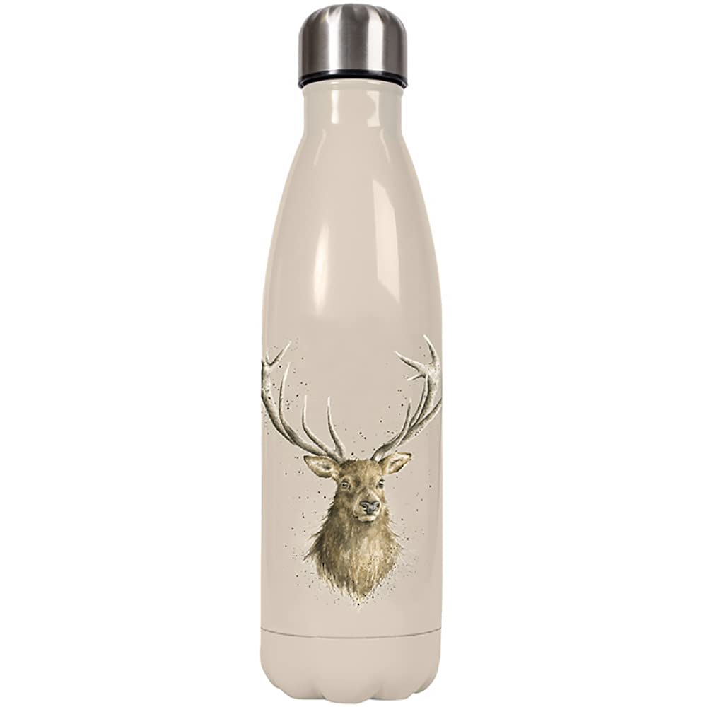 Wrendale Designs by Hannah Dale - Portrait of a Stag Reusable Water Bottle - 500ml — image 1