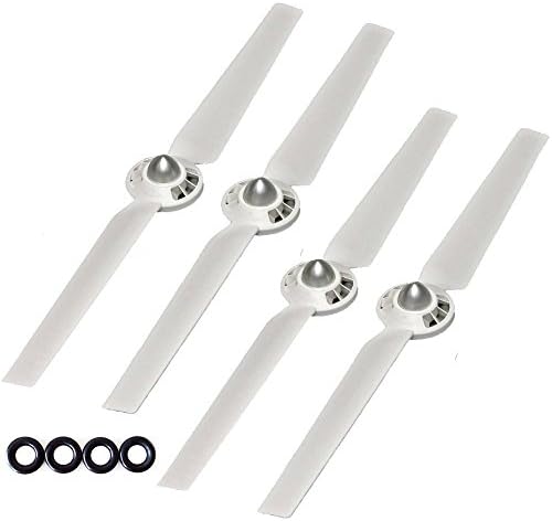 SSE® Self-tightening Propellers Props Rotor Blade Sets A and B for Yuneec Typhoon G, Q500, Q500+, Q500 4K Quadcopters (White)