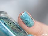 ILNP Aria - Sky Blue Ultra Holographic Nail Polish, Chip Resistant Manicure, Non-Toxic Nail Lacquer, Vegan, Cruelty Free, 12ml