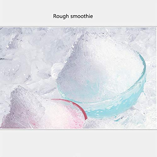 Eiscrusher Kommerziellen Edelstahl Elektrische Eismaschine Einstellbare Dicke FüR Eis Kaltes GeträNk Smoothie Produktion… – Bild 4