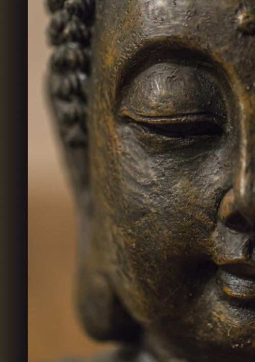 A5 Lined Notebook - Buddha Meditation Notebook: Serenity 100 pages A5 ruled notebook journal