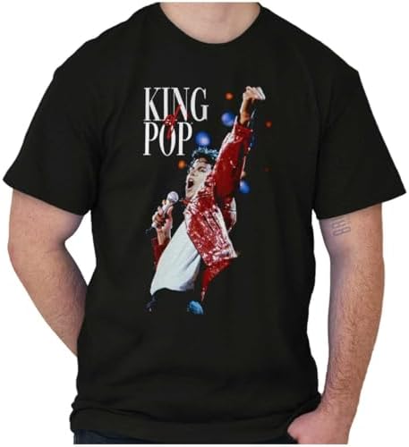 Amazon.com: Michael Jackson Iconic King of Pop Graphic T Shirt Men
