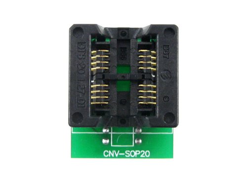 Waveshare SOP8 TO DIP8 2-Units SO8 SOIC8 Enplas IC Programming Adapter Test Burn-in Socket 5.4mm Width 1.27mm Pitch