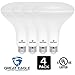 Great Eagle R40 or BR40 LED Bulb, 15W (120W Equivalent), 1480 Lumens, Brighter Upgrade, 3000K Bright White Color, for Recessed Can Use, Wide Flood Light, Dimmable, and UL Listed (Pack of 4)