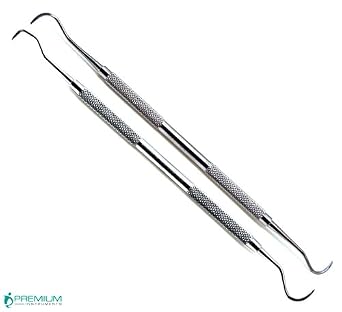 thumbnail image 2 of Premium Instruments Jaquette Scaler U15/30 – Double-Ended Sickle Scaler For Tartar Removal 2 of 5