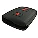 Coolbestda 2Pcs Silicone Smart Key Fob Cover Case Pouch Protector Keyless Jacket Remote Control Holder for 2017 2018 2019 2020 2021 Toyota Tacoma Land Cruise Prius V