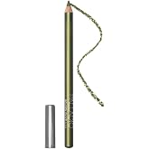 Palladio Wooden Eyeliner Pencil, Thin Pencil Shape, Easy Application, Firm yet Smooth Formula, Perfectly Outlined Eyes, Contour and Line, Long Lasting, Rich Pigment, Golden Olive