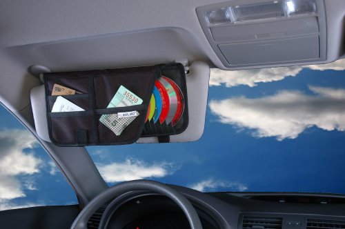 Highland 1933000 Visor Organizer - 18 CD, Black