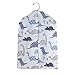 Bedtime Originals Roar Dinosaur Diaper Stacker, Blue/Gray/White, 1 Count