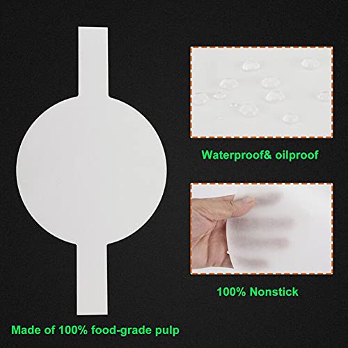 9 Inch Parchment Paper Rounds, Set of 100, BYKITCHEN Non Stick Round