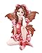 Ebros Miniature Fairy Garden Statue Pink Periwinkle Flower Fairy Collectible Figurine 3