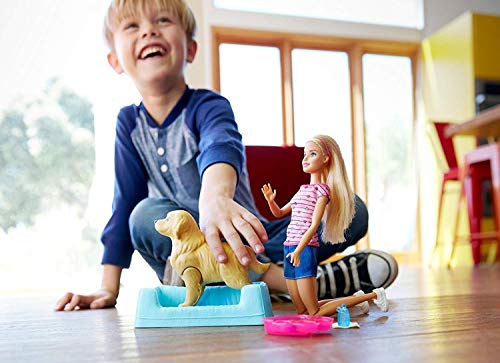 4 Barbie+Newborn+Pups+Doll+Blonde