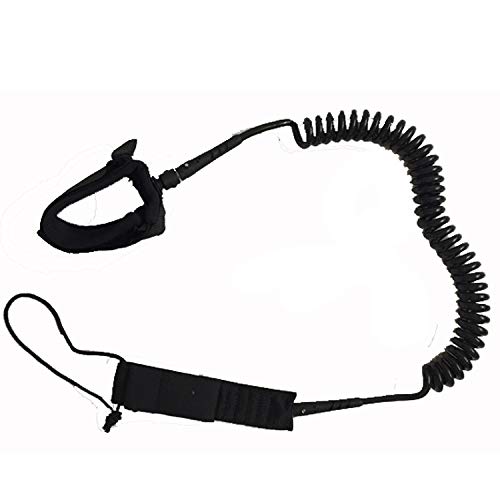 Namvo Surfboard Leash With Hook and Loop Closure Metal Double Swivels 5 Colors 6ft 5.5mm TPU Leashes