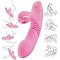 Clitorial Sucking Toys For Women For Sex 10 Speed G-Spót Rose-Shaped Rabbit Víbrátór for Women Dual Vibration Silicone…