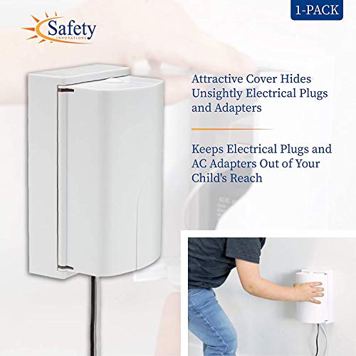 Safety Innovations Twin Door Baby Safety Outlet Cover Box for