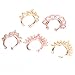LIGONG Nose Ring Septum Piercing Jewelry,12Pieces Faux Fake Septum Nose Ring for Women Non Piercing Jewelry Clip On Body Piercing White/Gold/Silver/Rose Gold- Gift Choice