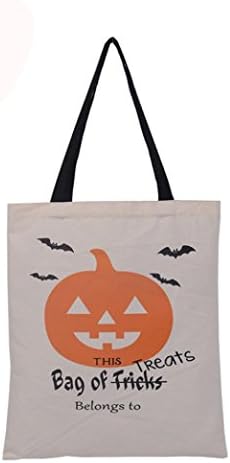 Ammazona Halloween Pumpkin Bag Kids Candy Handbag Bucket Children Funny Candy Bag (A)