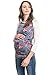 LaClef Women's Maternity T-Shirts Top with Baseball Raglan (Medium, Denim/L Grey)