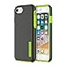 Incipio IPH-1465-SVT DualPro iPhone 8 & iPhone 7/6/6s Case with Shock-Absorbing Inner Core & Protective Outer Shell for iPhone 8 & iPhone 7/6/6s - Smoke/Volt