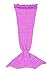 Kids Crochet Mermaid Tail Blanket, OKAYSHOP Knitting Handcraft Sleeping Bag For Girls, All Seasons Warm Sofa Living room blanket, 135cmX65cm(53