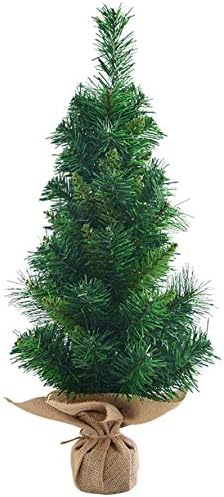 輸入 手動クリスマスデコレーション用の杉と混合葉の人工的なクリスマスツリーの装飾が施された卓上クリスマスツリー60cmグリーン 色 グリーン