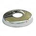 Universal Brass 12-inch Shower Arm in Chrome Finish with Flange, 45 Degree, Standard 1/2