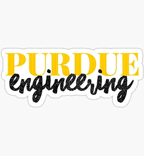 Purdue Engineering - Style 1 - Sticker Graphic - Auto, Wall, Laptop, Cell, Truck Sticker for Windows, Cars, Trucks at Amazon