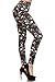 Leggings Depot High Waisted Valentine & Hearts Print Leggings for Women-Full Length-R547, Abstract Bubbles, One Size