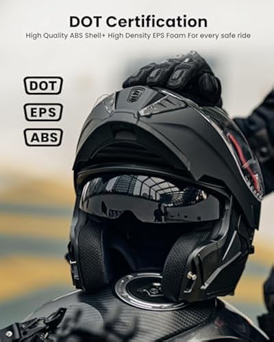 ILM Motorcycle Modular Full Face Helmet for Adult Flip up Dual Visor LED  Tail Light Optional DOT in Kenya | Whizz Helmets