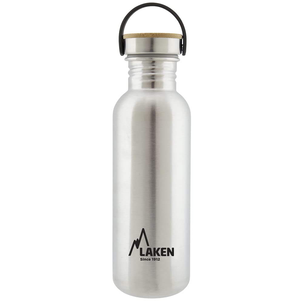 Laken Unisex - Adult Basic Thermos Flask, Silver, 750 ml