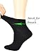 Yomandamor Women's Non-binding Flat Knit Ankle Casual/Diabetic Socks with Seamless Toe,5 Pairs L size