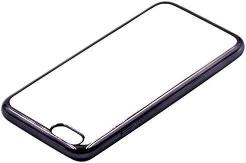 Charm sonic for iPhone 6, iPhone 6S case, protective Apple cover, crystal clear, Soft Gel Plating TPU Case.(Gray)